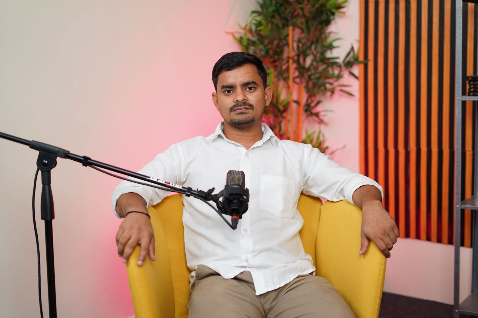 DrBomb Downtown Dubai podcast studio interior 3